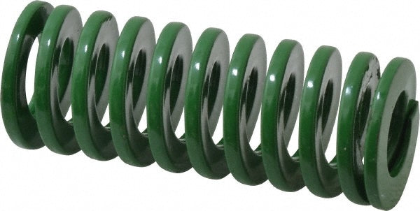 Dayton Lamina 9-1610-11 Die Spring 1" Hole Dia, 1/2" Rod Dia, 2-1/2" Free Length, Green