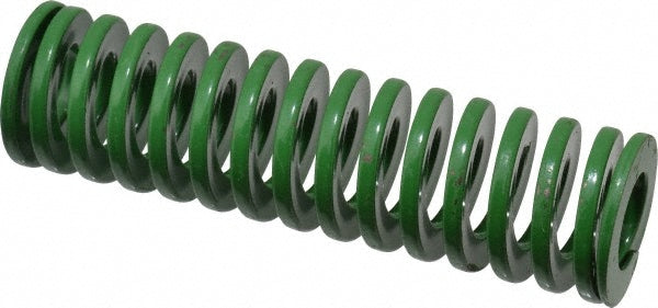 Dayton Lamina 9-1614-11 Die Spring 1" Hole Dia, 1/2" Rod Dia, 3-1/2" Free Length, Green