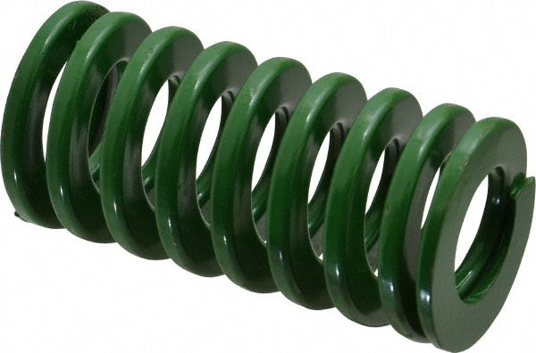 Dayton Lamina 9-2412-11 Die Spring 1-1/2" Hole Dia, 3/4" Rod Dia, 3" Free Length, Green