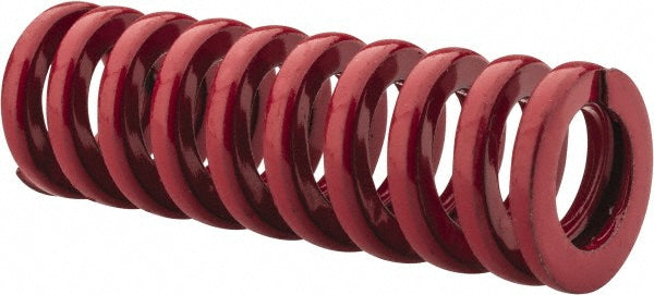 Dayton Lamina 9-0806-26 Die Spring 1/2" Hole Dia, 9/32" Rod Dia, 1-1/2" Free Length, Red