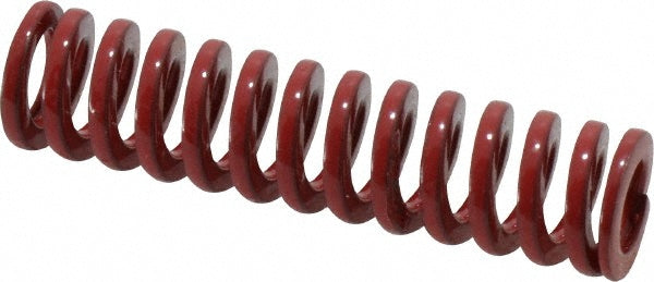 Dayton Lamina 9-0808-26 Die Spring 1/2" Hole Dia, 9/32" Rod Dia, 2" Free Length, Red
