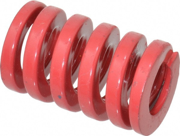 Dayton Lamina 9-1606-26 Die Spring 1" Hole Dia, 1/2" Rod Dia, 1-1/2" Free Length, Red