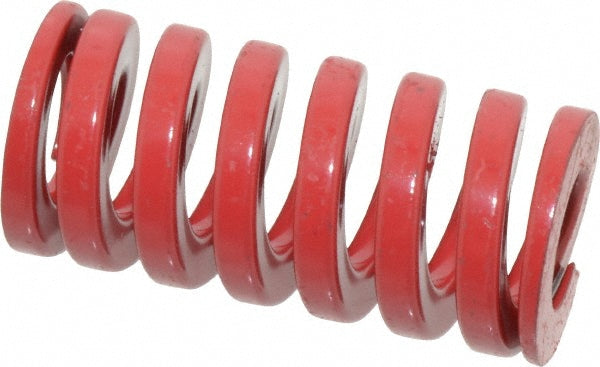 Dayton Lamina 9-1608-26 Die Spring 1" Hole Dia, 1/2" Rod Dia, 2" Free Length, Red