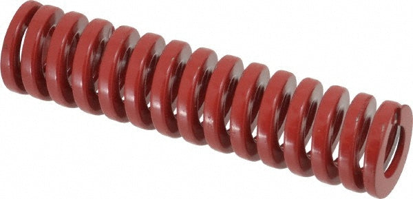 Dayton Lamina 9-1616-26 Die Spring 1" Hole Dia, 1/2" Rod Dia, 4" Free Length, Red