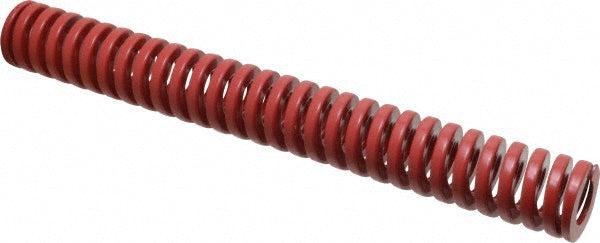 Dayton Lamina 9-1632-26 Die Spring 1" Hole Dia, 1/2" Rod Dia, 8" Free Length, Red