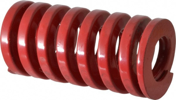 Dayton Lamina 9-2412-26 Die Spring 1-1/2" Hole Dia, 3/4" Rod Dia, 3" Free Length, Red