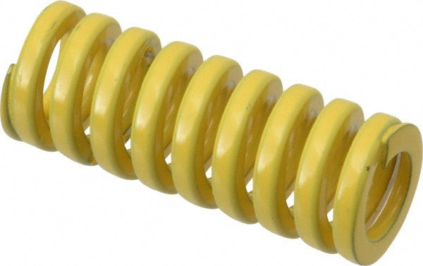 Dayton Lamina 9-0805-36 Die Spring 1/2" Hole Dia, 9/32" Rod Dia, 1-1/4" Free Length, Yellow