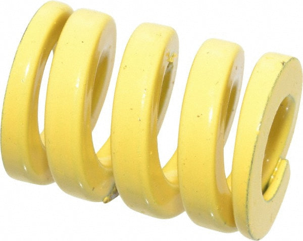 Dayton Lamina 9-1204-36 Die Spring 3/4" Hole Dia, 3/8" Rod Dia, 1" Free Length, Yellow