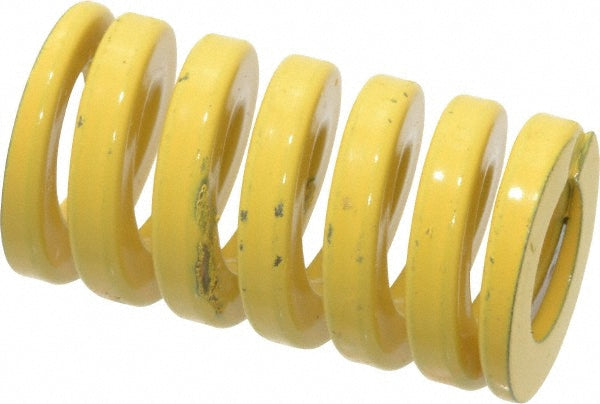 Dayton Lamina 9-1607-36 Die Spring 1" Hole Dia, 1/2" Rod Dia, 1-3/4" Free Length, Yellow