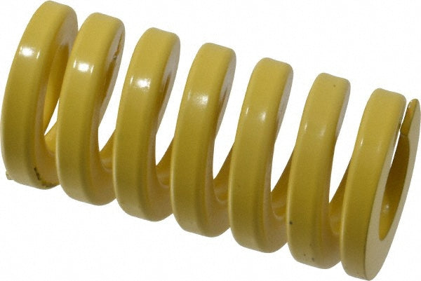 Dayton Lamina 9-2412-36 Die Spring 1-1/2" Hole Dia, 3/4" Rod Dia, 3" Free Length, Yellow
