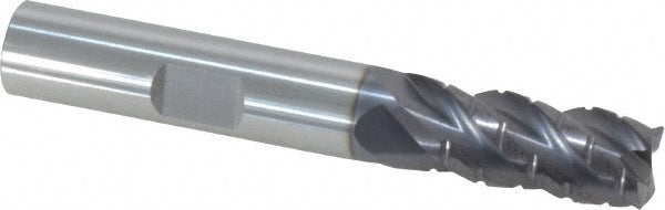 ProMax 120-02414 Roughing & Finishing End Mill 3/8" Dia, 4 Flutes, 0.02" Corner Radius, Corner Radius End, Solid Carbide