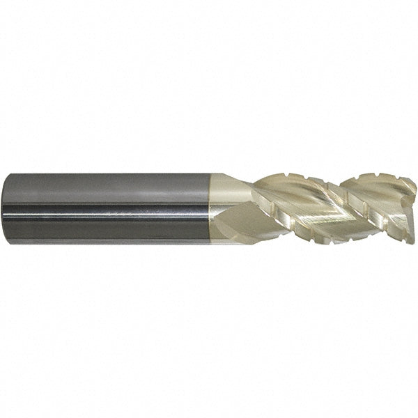 ProMax 119-01636 Roughing & Finishing End Mill 1/4" Dia, 3 Flutes, 0.02" Corner Radius, Corner Radius End, Solid Carbide
