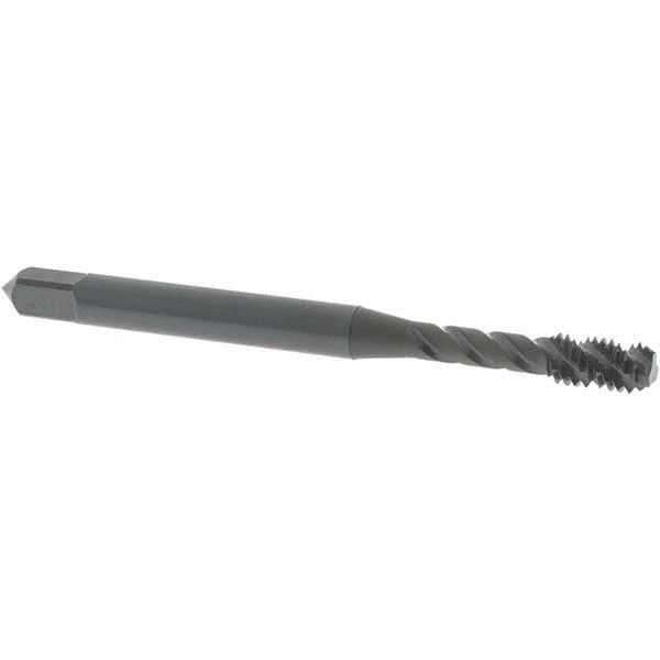 OSG 0144901 #6-32 UNC, 3 Flute, 45° Helix, Bottoming Chamfer, Oxide Finish, Vanadium High Speed Steel Spiral Flute STI Tap