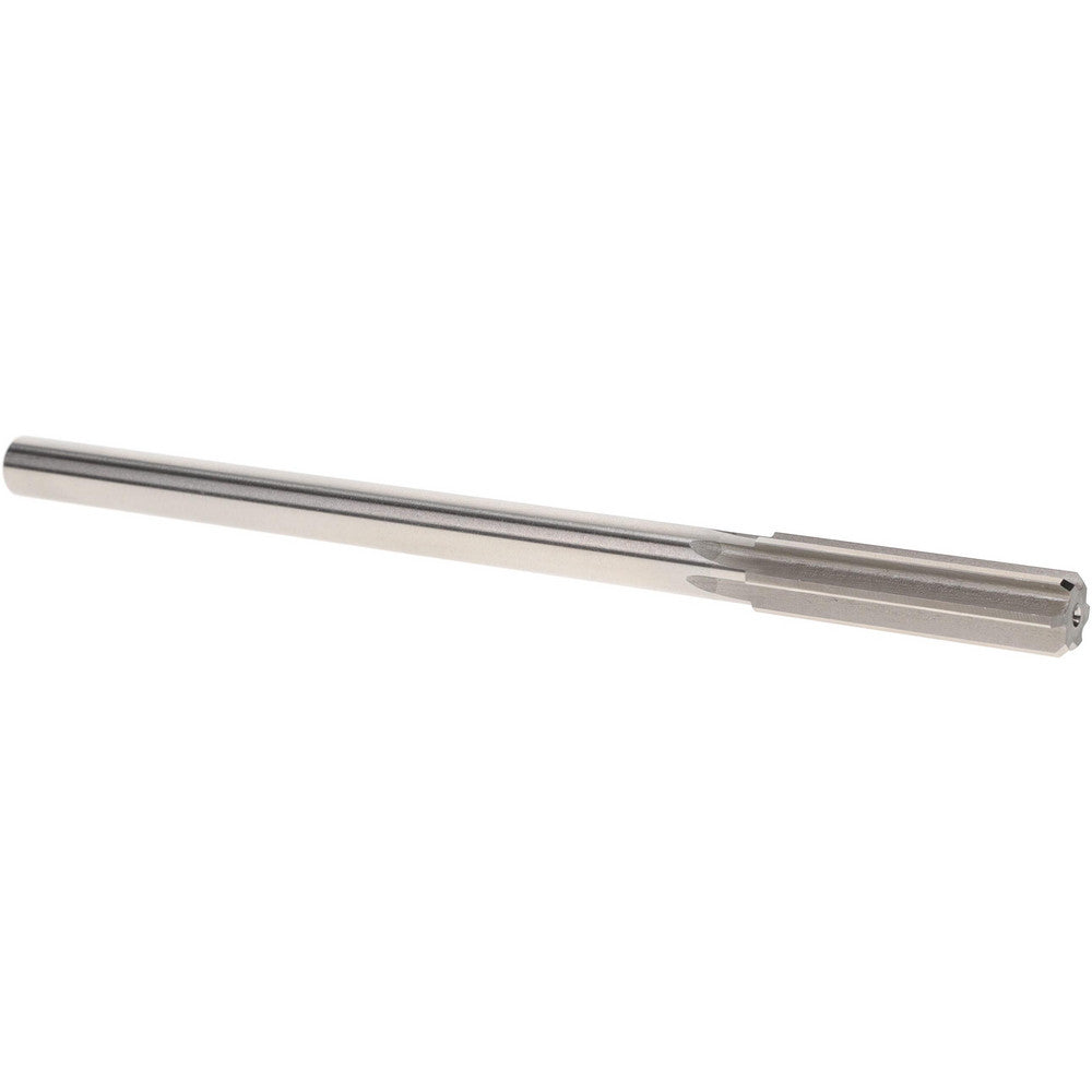 Hertel Reamers 433-0.5080 Chucking Reamer 0.5080" Dia, 8" OAL, 2" Flute Length, Straight Flute, Straight-Cylindrical Shank, HSS