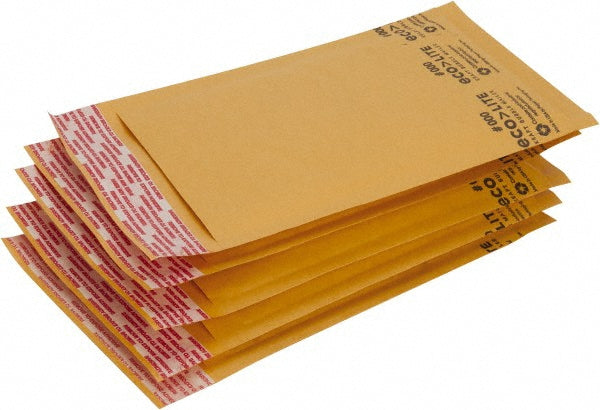 Jespen Ind LLC ELSS000 Jiffylite Bubble Cushioned Mailer Self-Seal, 4" OAW, 8" OAL