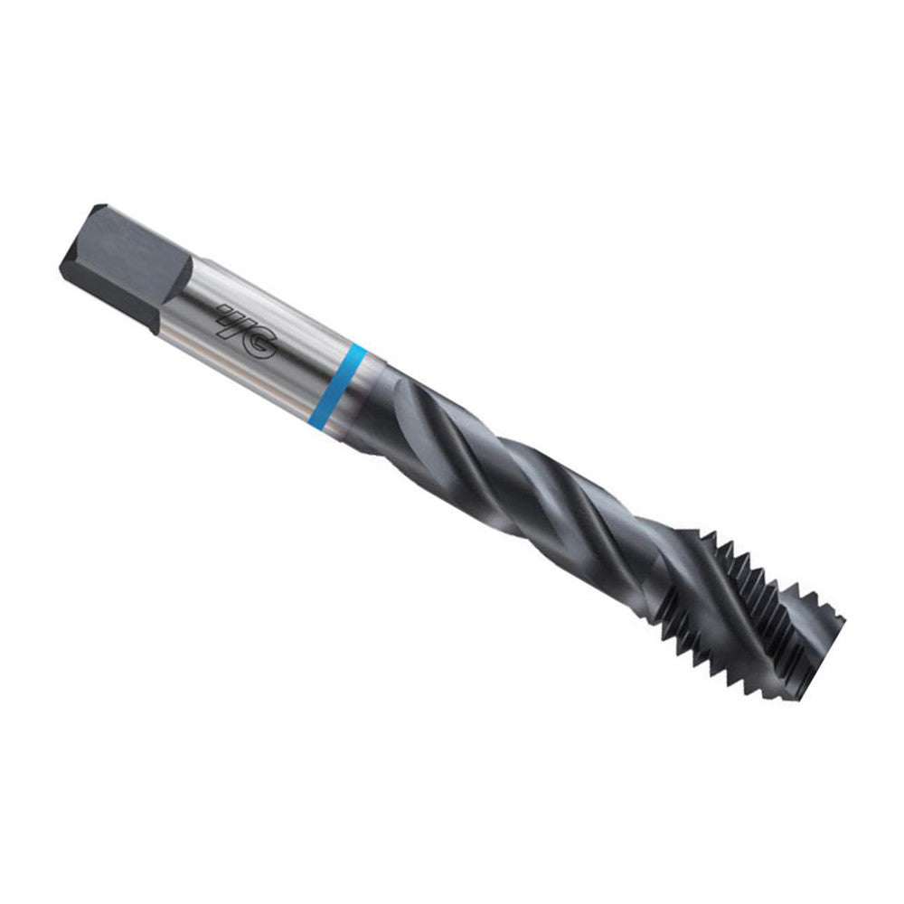 YG-1 BB725 Spiral Flute Tap 3/4-16, UNF, 4 Flute, Modified Bottoming, 2B Class of Fit, High Speed Steel, Oxide Finish