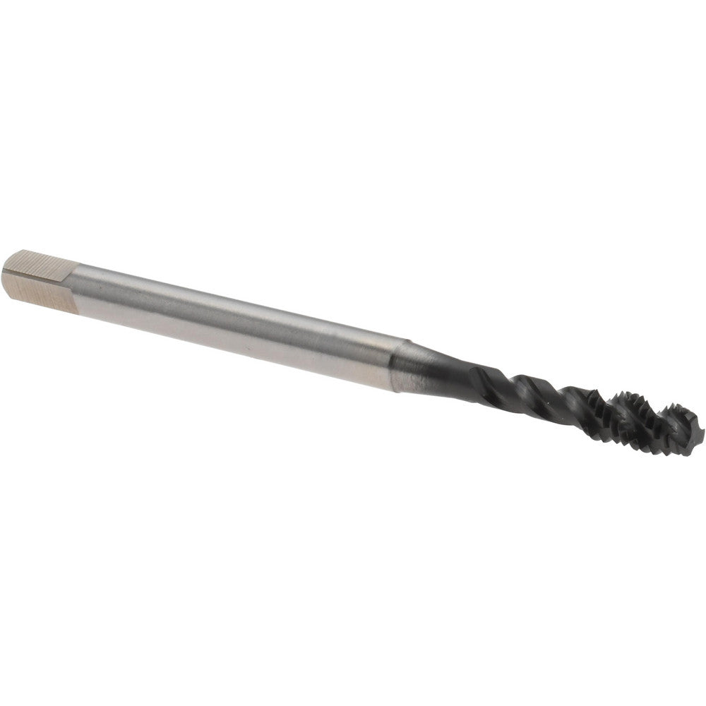 YG-1 E9244 Spiral Flute Tap M4x0.70 Metric Coarse, 3 Flutes, Modified Bottoming, 6H Class of Fit, Vanadium High Speed Steel, Hardslick Coated