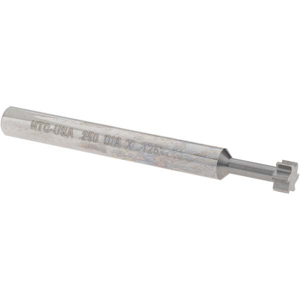 Harvey Tool 22395 Woodruff Keyseat Cutter 1/4" Cut Dia, 1/8" Cut Width, 1/4" Shank Dia, Straight Tooth