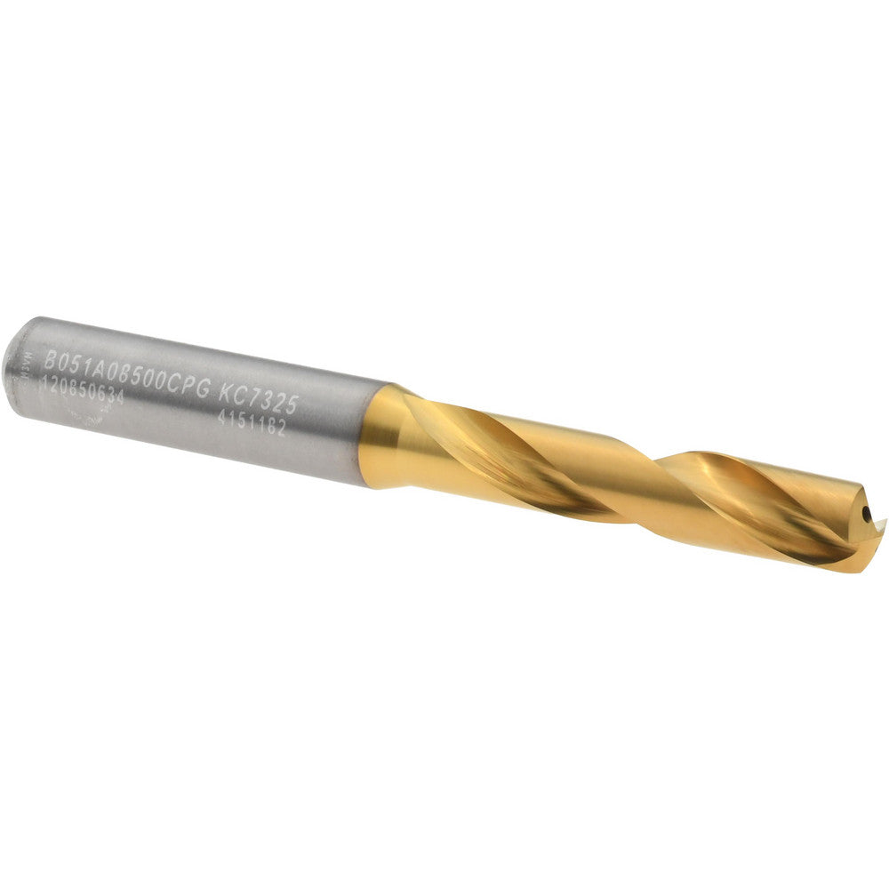 Kennametal 4151182 Screw Machine Length Drill Bit 8.50 mm Dia, 140 deg Point, Solid Carbide