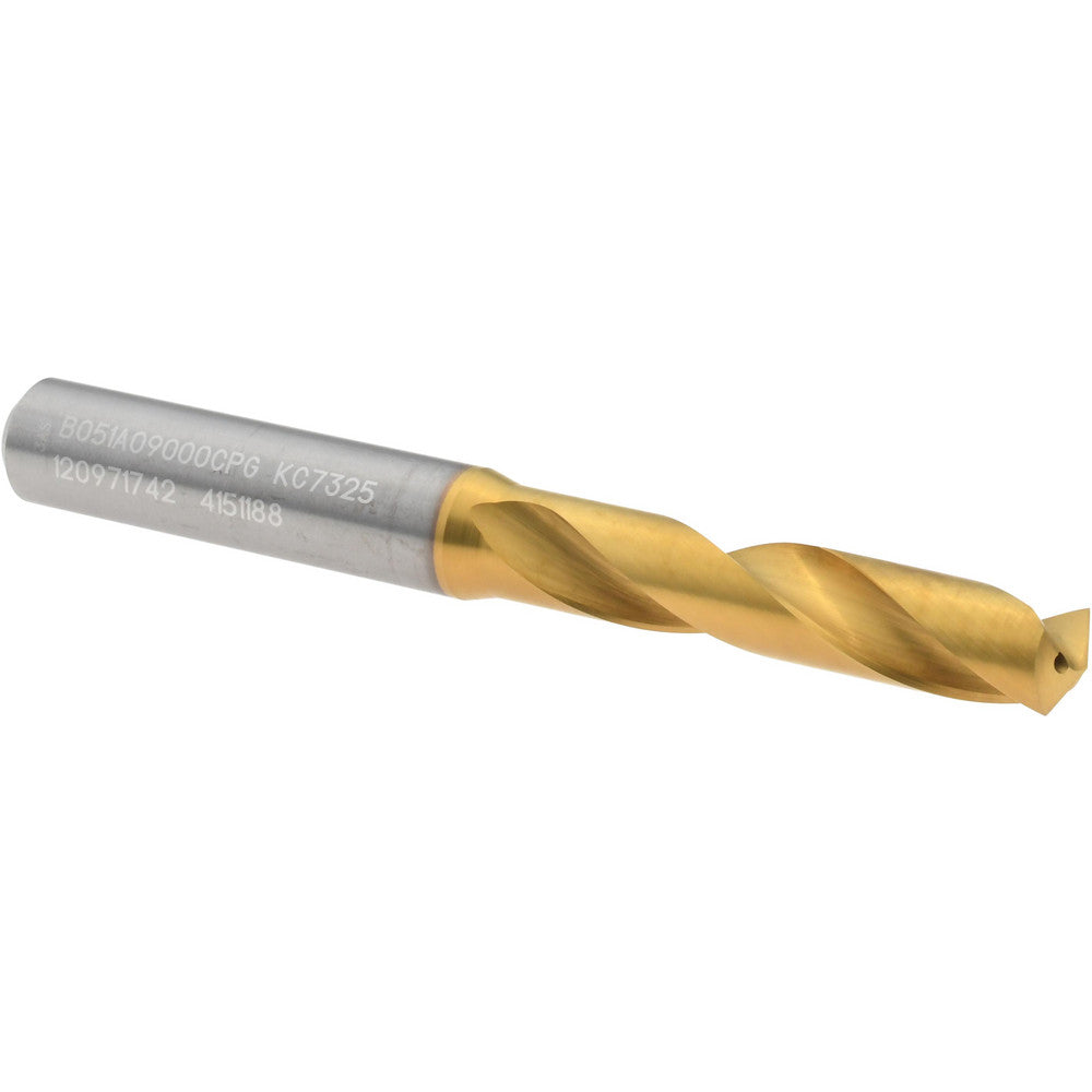 Kennametal 4151188 Screw Machine Length Drill Bit 9.00 mm Dia, 140 deg Point, Solid Carbide