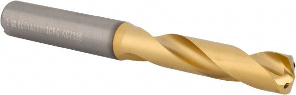 Kennametal 4151218 Screw Machine Length Drill Bit 7/16" (0.4375) Dia, 140 deg, Solid Carbide