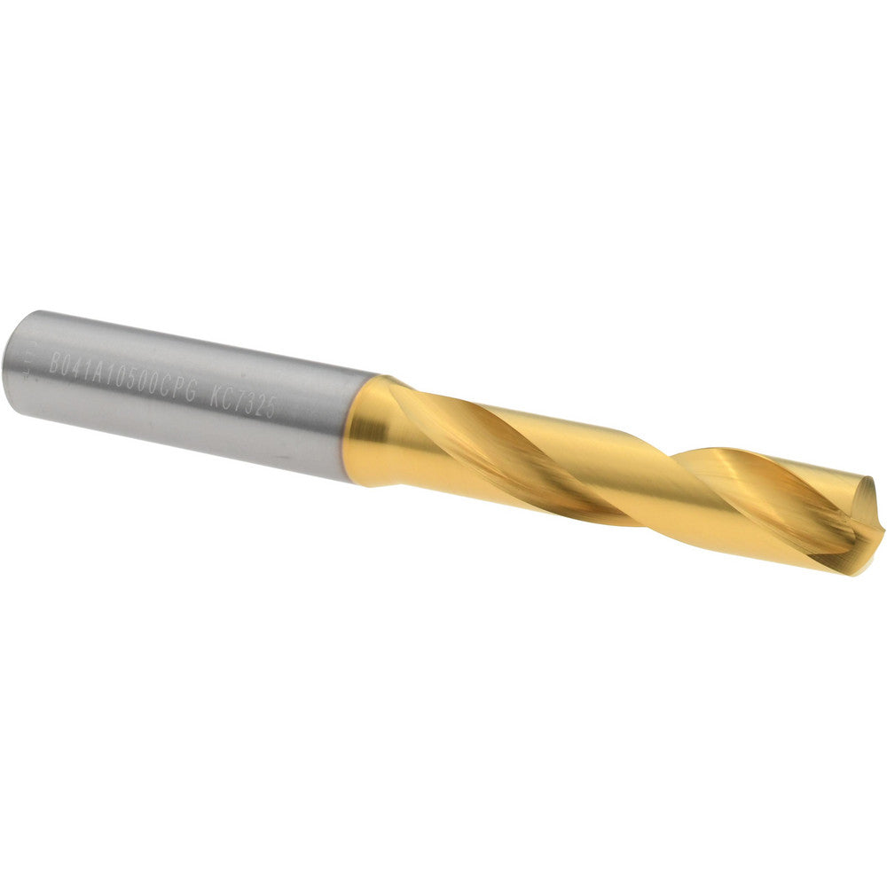 Kennametal 4150182 Screw Machine Length Drill Bit 10.50 mm Dia, 140 deg Point, Solid Carbide