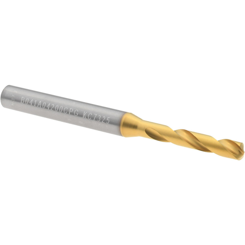 Kennametal 4150197 Screw Machine Length Drill Bit 4.20 mm Dia, 140 deg Point, Solid Carbide