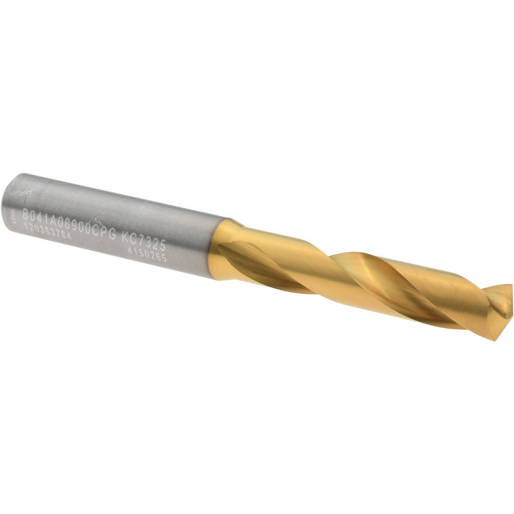 Kennametal 4150265 Screw Machine Length Drill Bit 8.90 mm Dia, 140 deg Point, Solid Carbide