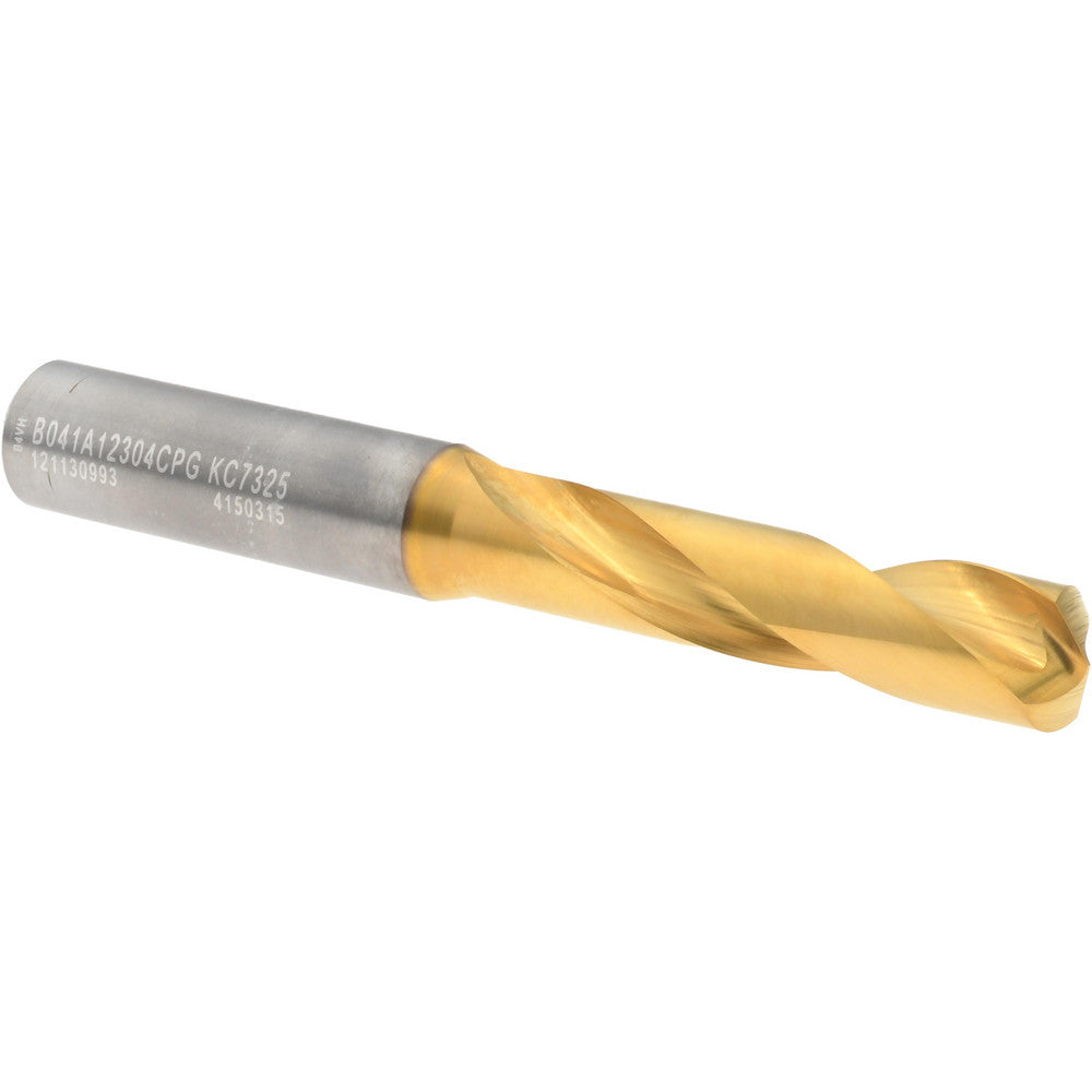 Kennametal 4150315 Screw Machine Length Drill Bit 31/64" Dia, 140 deg Point, Solid Carbide