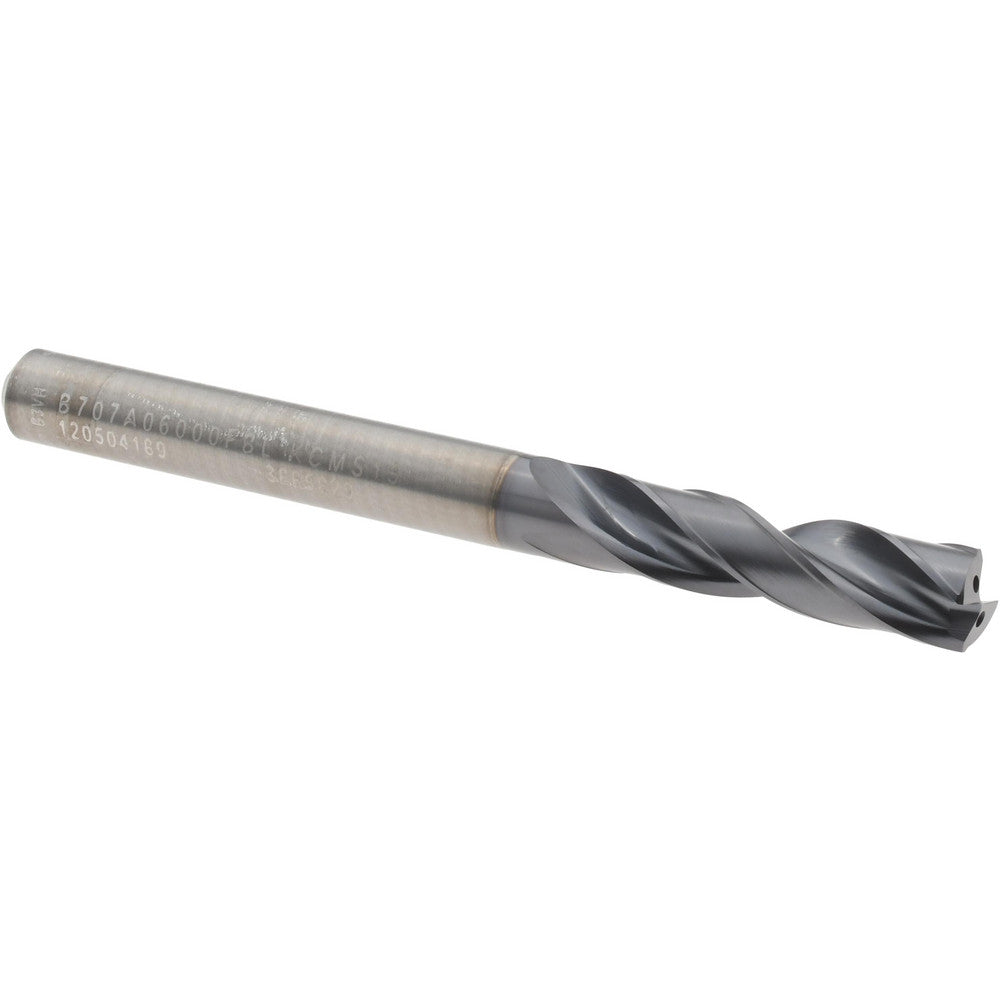 Kennametal 3885829 Screw Machine Length Drill Bit 6.00 mm (0.2362) Dia, 180 deg, Solid Carbide
