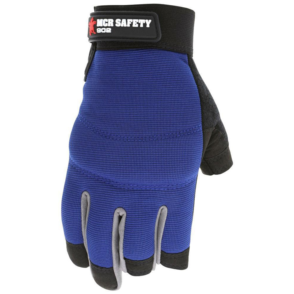 MCR Safety 902XL Work Gloves Memphis® 902, Size X-Large, Nylon, Spandex & Synthetic Leather Lined, Nylon, Spandex & Synthetic Leather, Mechanic's & Lifting