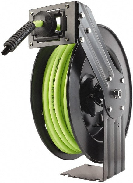 Legacy L8611FZ Hose Reel with Hose 3/8" ID Hose x 50', Spring Retractable