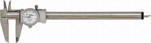 TESA Brown & Sharpe 00589045 Dial Caliper 8'' Range, 0.001'' Graduation, 0.1'' per Revolution