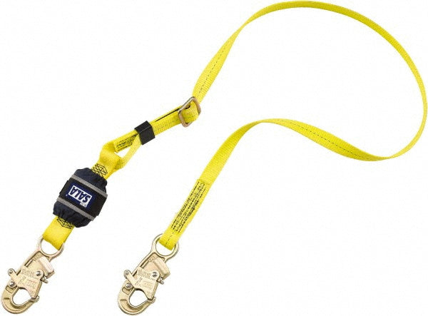 DBI-SALA 7012817259 6' Long, 310 Lb Capacity, 1 Leg Locking Snap Hook Harness Shock Absorbing Lanyard