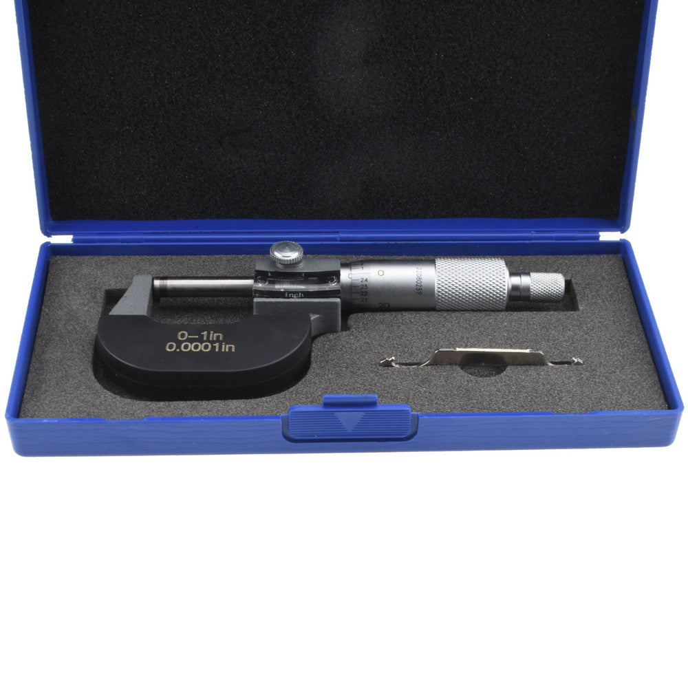 Value Collection 600-3011 Mechanical Outside Micrometer 1" Range, 0.0001" Graduation
