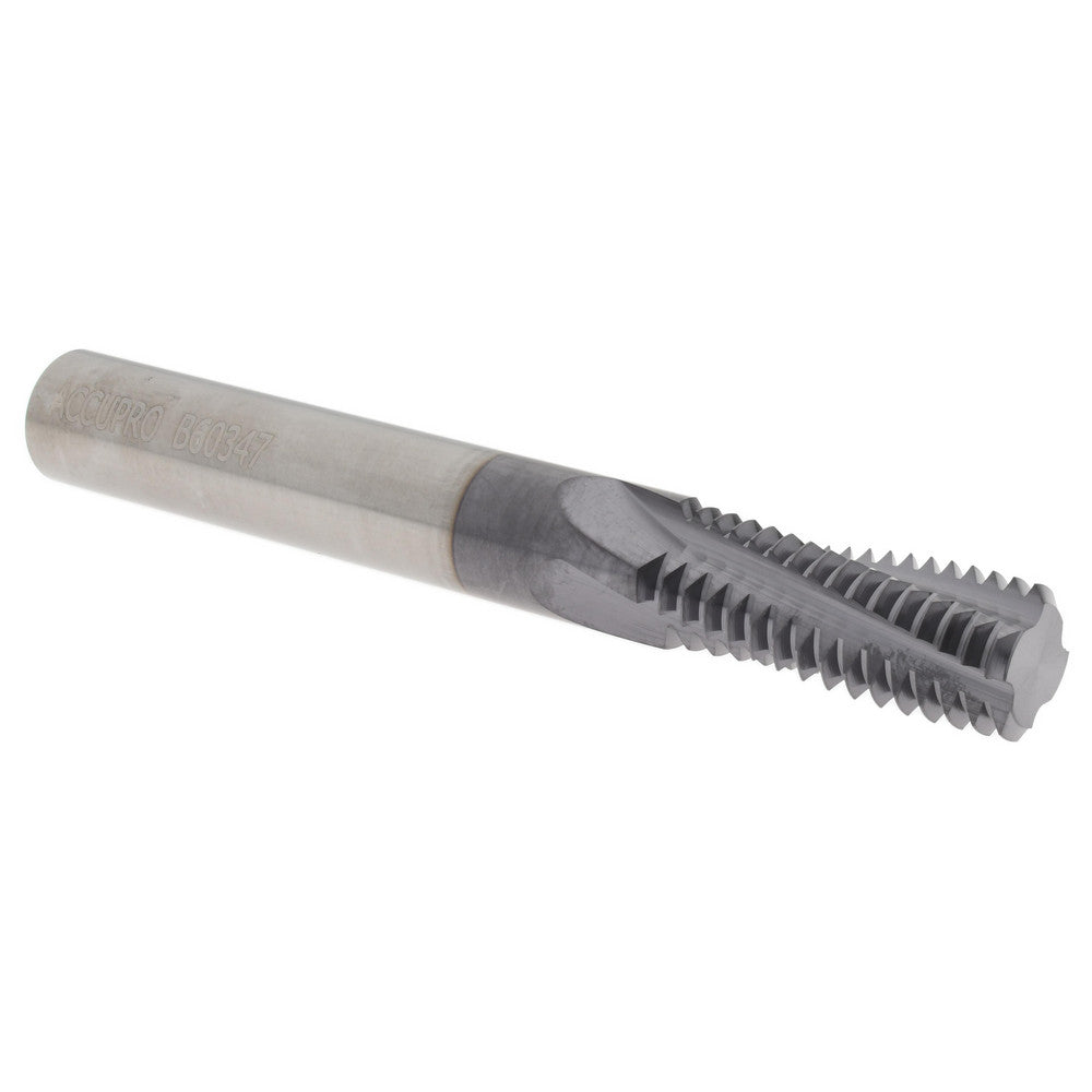 Accupro 930-75012 Helical Flute Thread Mill 3/4-12, Internal, 4 Flute, 0.5000" Shank Dia, Solid Carbide