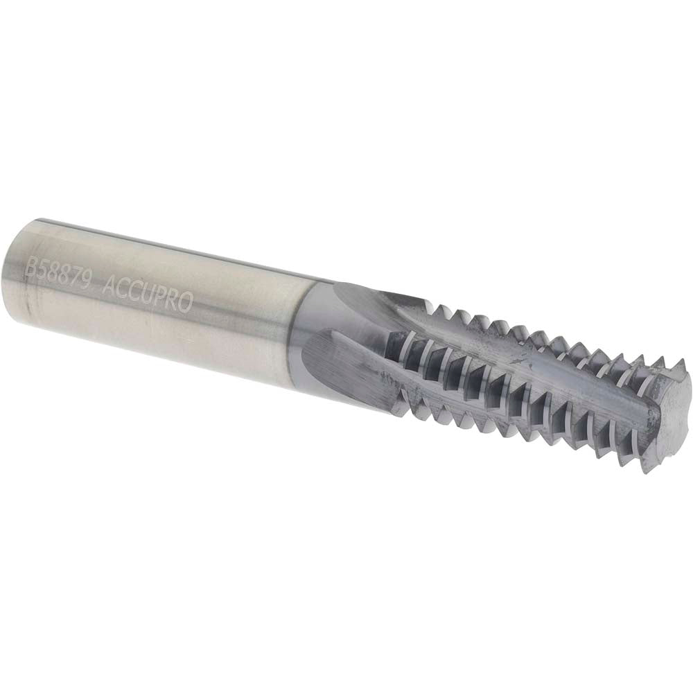 Accupro 931-24300 Helical Flute Thread Mill M24x3, Internal, 4 Flute, 16.00 mm Shank Dia, Solid Carbide