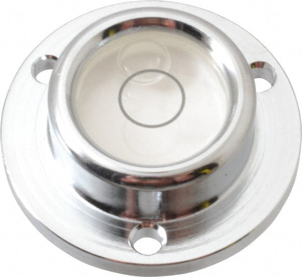 Geier & Bluhm, Inc. 2-12000 1-1/4 Inch Base Diameter x 0.44 Inch Overall Height, 1 Circle, Brass Bull's Eye Circular Level