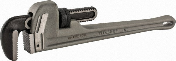 Proto J818A Straight Pipe Wrench 18" OAL, Aluminum