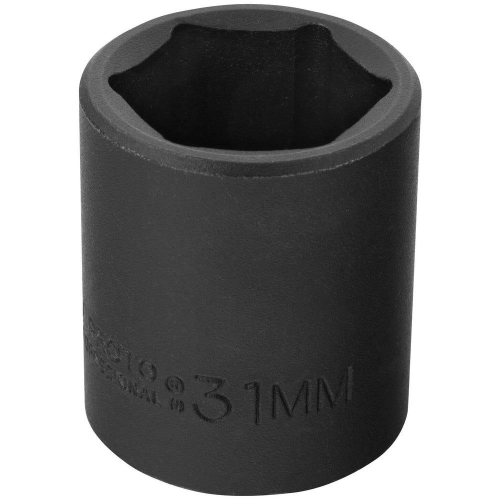 Proto J7431M Impact Socket 1/2" Drive, 31mm Socket, Hex Drive