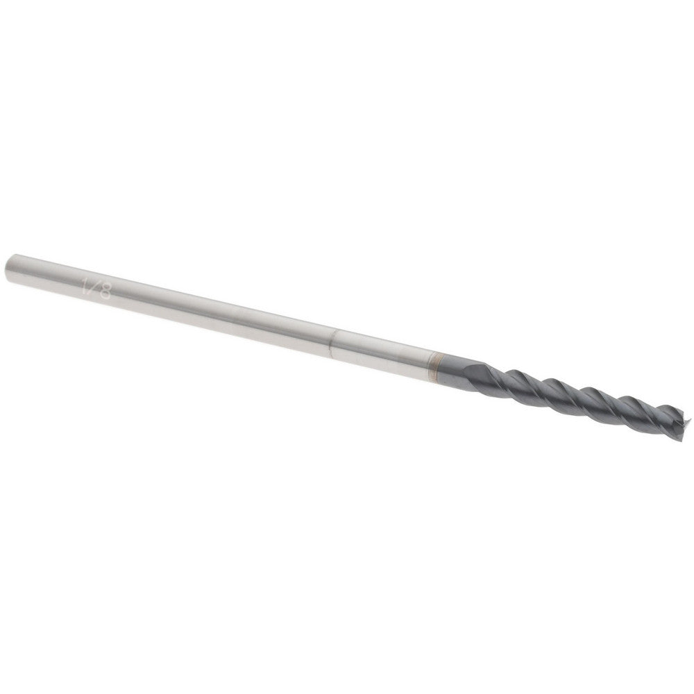 Accupro 76488824 Square End Mill 1/8" Dia, 3/4" LOC, 3 Flutes, Solid Carbide