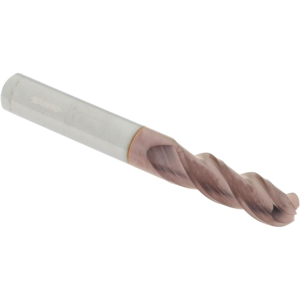 Accupro 76489368 Ball End Mill 0.375" Dia, 1.125" LOC, 3 Flute, Solid Carbide