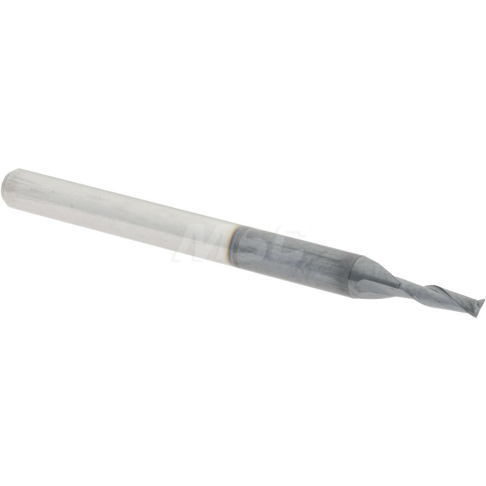 Accupro 76490515 Square End Mill 0.0591'' Dia, 0.1969'' LOC, 2 Flutes, Solid Carbide