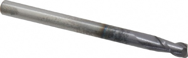 Accupro 76490770 Square End Mill 0.1575'' Dia, 0.315'' LOC, 2 Flutes, Solid Carbide