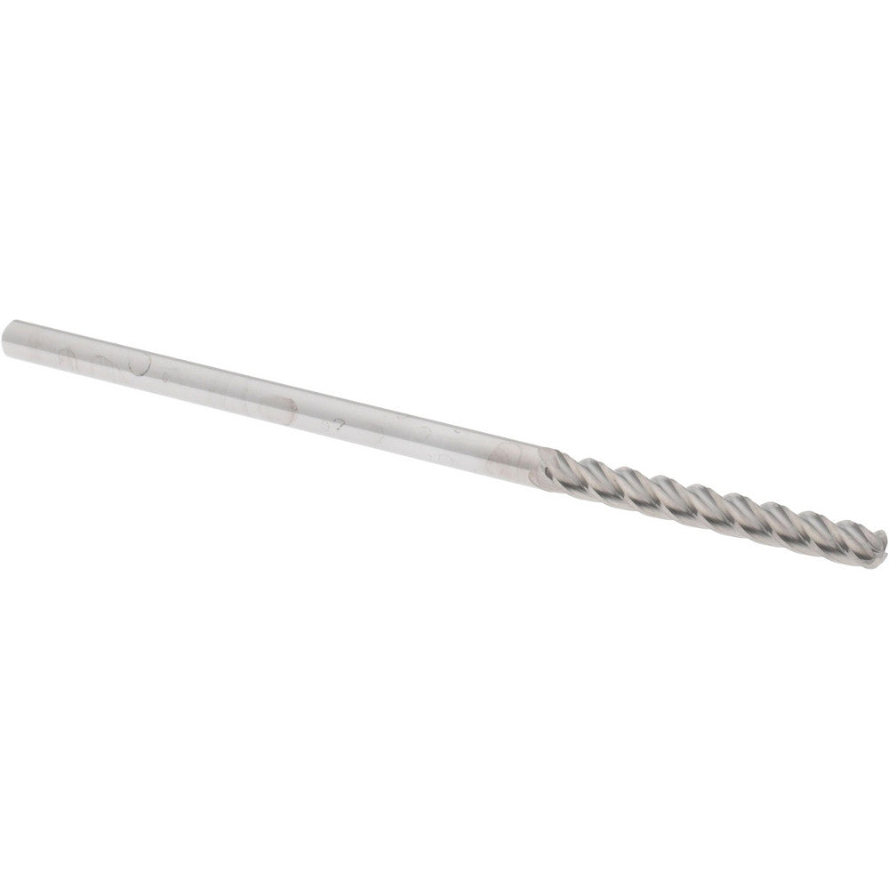 Accupro 76491810 Corner Radius End Mill 1/8" Dia, 1" LOC, 0.045" Radius, 4 Flutes, Solid Carbide