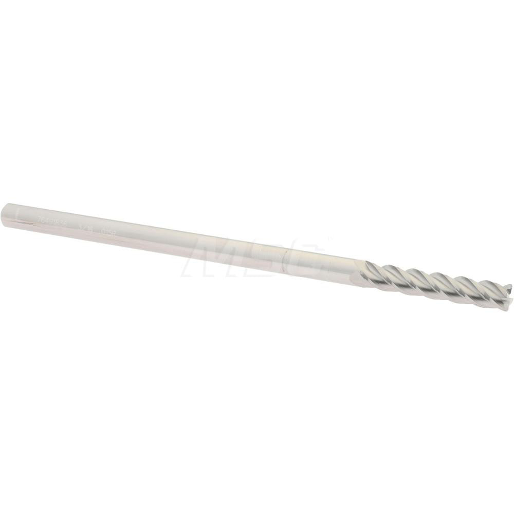 Accupro 76491836 Corner Radius End Mill 3/16" Dia, 1" LOC, 0.015" Radius, 4 Flutes, Solid Carbide