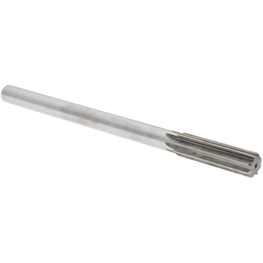 Value Collection SM0406350 Chucking Reamer 0.6350" Dia, 9" OAL, 2-1/4" Flute Length, Straight Flute, Straight-Cylindrical Shank, HSS