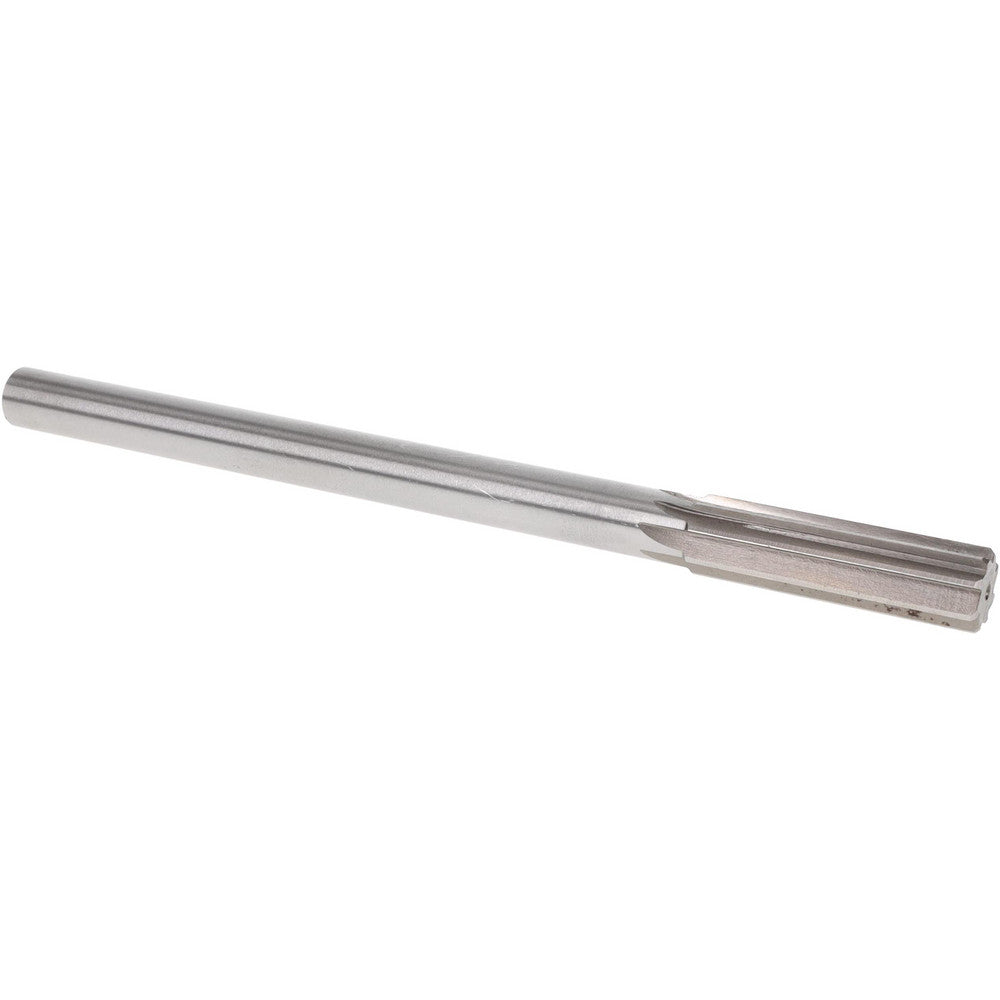 Value Collection SM0406370 Chucking Reamer 0.6370" Dia, 9" OAL, 2-1/4" Flute Length, Straight Flute, Straight-Cylindrical Shank, HSS