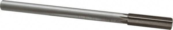 Value Collection SM0406650 Chucking Reamer 0.6650" Dia, 9" OAL, 2-1/4" Flute Length, Straight Flute, Straight-Cylindrical Shank, HSS