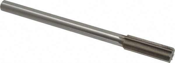 Value Collection SM0407250 Chucking Reamer 0.7250" Dia, 9" OAL, 2-1/4" Flute Length, Straight Flute, Straight-Cylindrical Shank, HSS